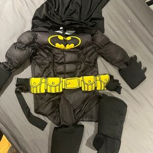 Kids Black and Yellow Superhero Costume
